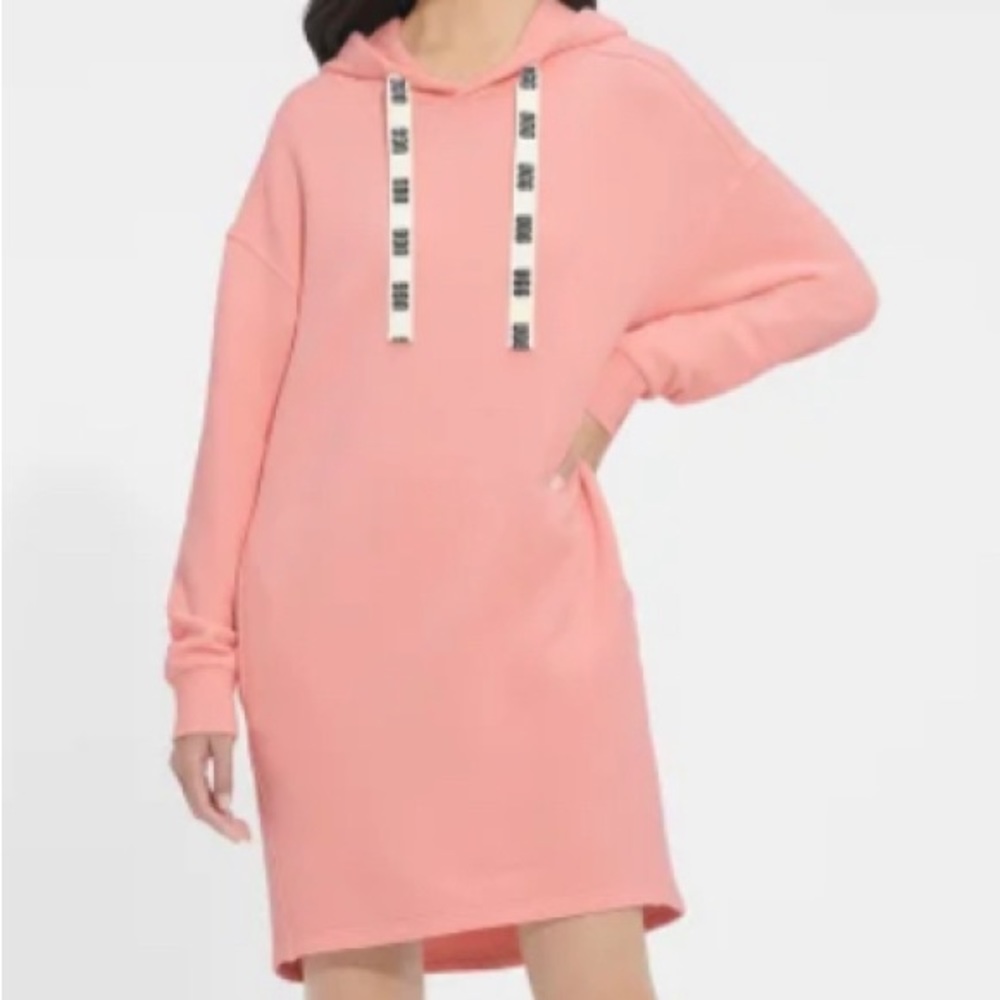 UGG Aderyn Pink Opal Hoodie Dress Size L